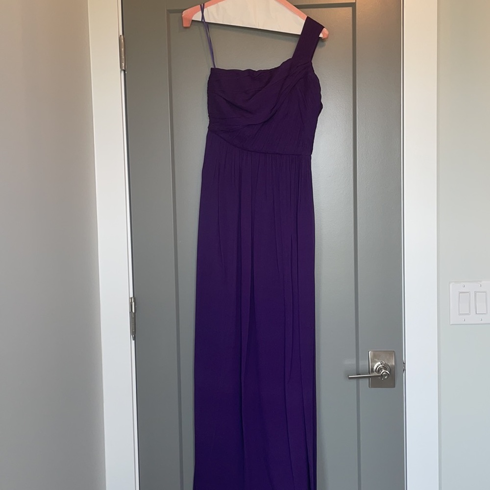 J. Crew one shoulder formal dress